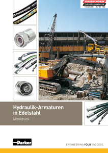 Hydraulik-Amaturen in Edelstahl Mitteldruck