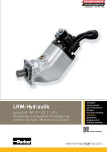 LKW-Hydraulik GPA, GP1, F1, F2, T1, VP1