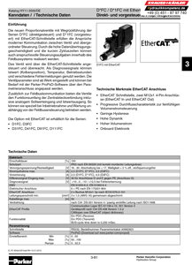 Direkt- und vorgesteuerte Regelventile D*FP und D*1FP mit EtherCAT