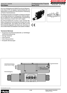 Direktgesteuertes Prop.-Wegeventil D1FC