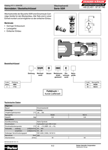 Wechselventil SSR